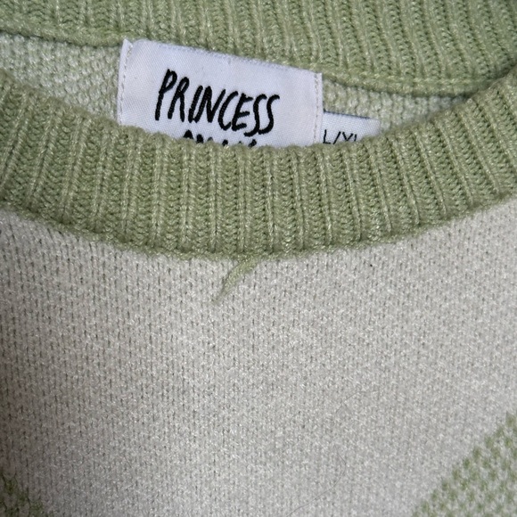 Light Green and White Sweater, Princess Polly - Picture 6 of 9